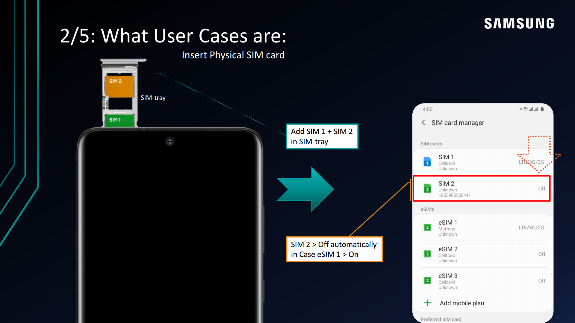 samsung active 2 esim activation